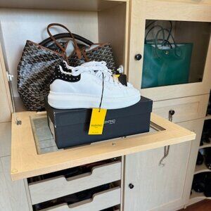 Valentino Leather Colorblock Pattern Sneakers Women's Size: 8.5 Brand New in Box